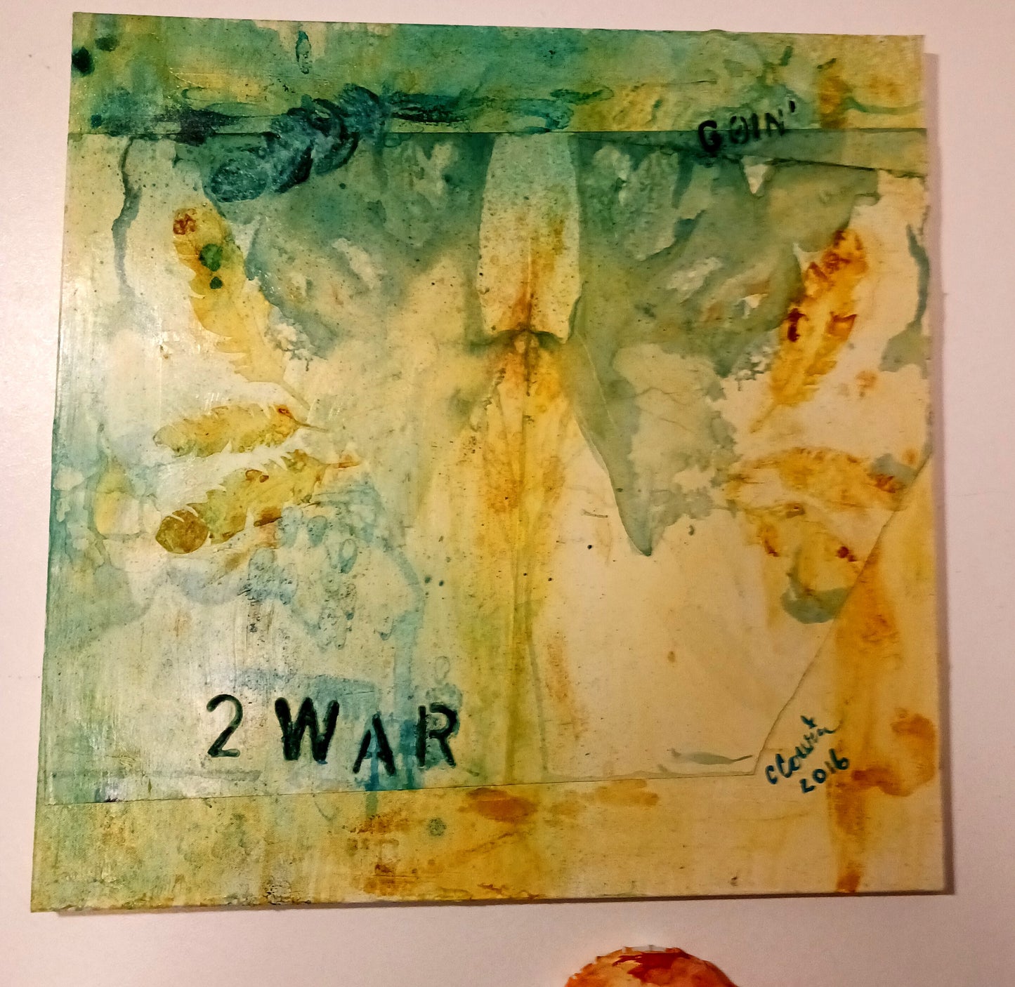 goin 2 war original artwork