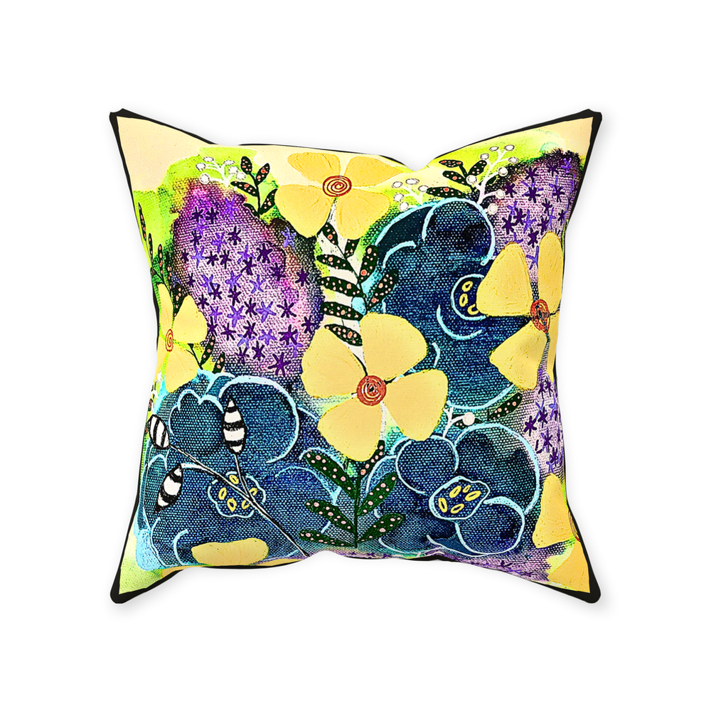 Made in the USA: Cut, sewn, printed, and shipped right here in the United States, supporting local businesses and minimizing environmental impact.
Premium Materials: Crafted from high-quality Spun Poly fabric for durability and a soft, comfortable feel.
Zipperless Design: Enjoy a seamless and elegant look with our expertly sewn pillow.
Luxurious Comfort: Our super-soft pre-filled 100% poly pillow inserts provide the perfect balance of fluff and support for optimal comfort.
Exclusive Artwork: Showcasing a un