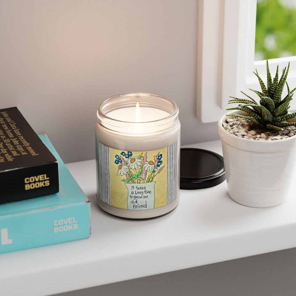 Premium Ingredients: Crafted with a 100% natural soy wax blend and featuring a 100% cotton wick for a clean and even burn.
Elegant Design: Housed in stylish 9oz glass jars with a sleek, one-size fit (2.8″ × 3.5